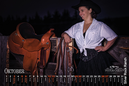 Die Silver Rock Ranch aus Elterlein unterstützt mit dem Kalender Real Ranch-Girls die Aktion Kinderherzen aus Schwarzenberg.