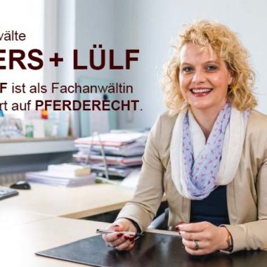 Nina Lülf ist Fachanwalt für Pferderecht