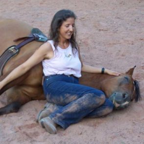 Horsemanship mit Christiane Göbel auf dem Reiterhof am Waldrand